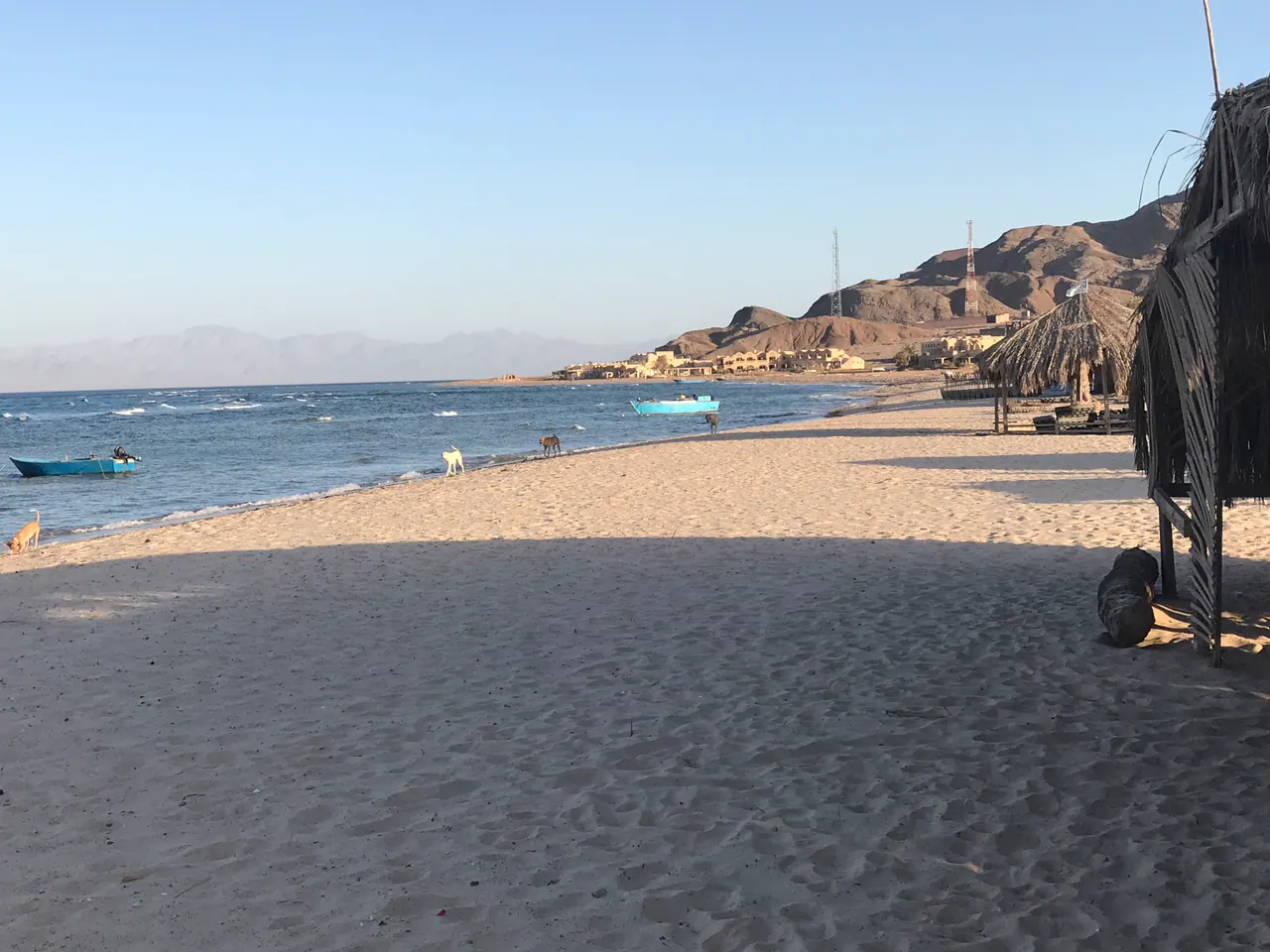 Sandy beach at Bir Sweir on the Gulf of Aqaba