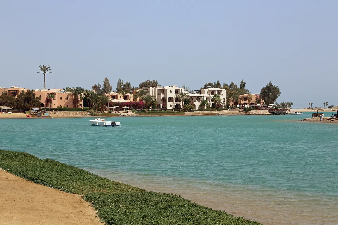 Lagoon in El Gouna