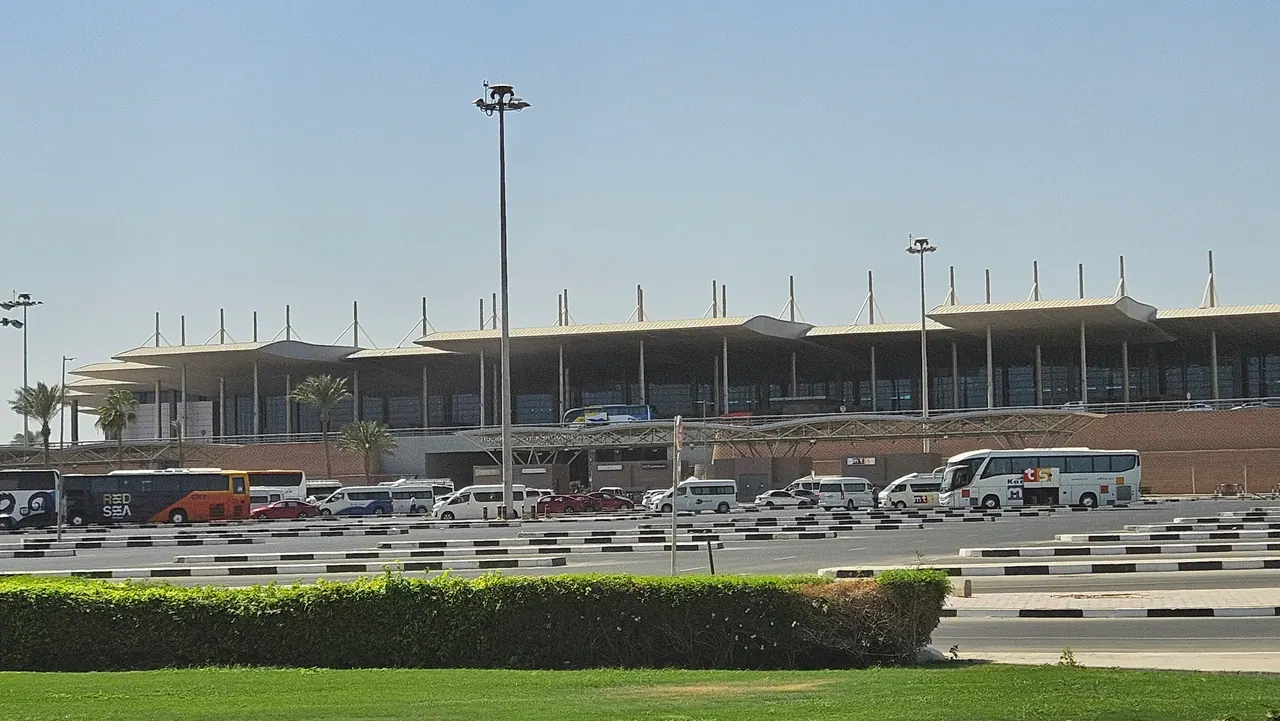 Terminal building at Hurghada International Airport