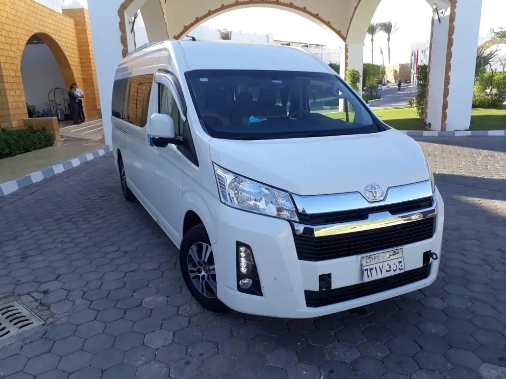 Toyota Hiace with driver